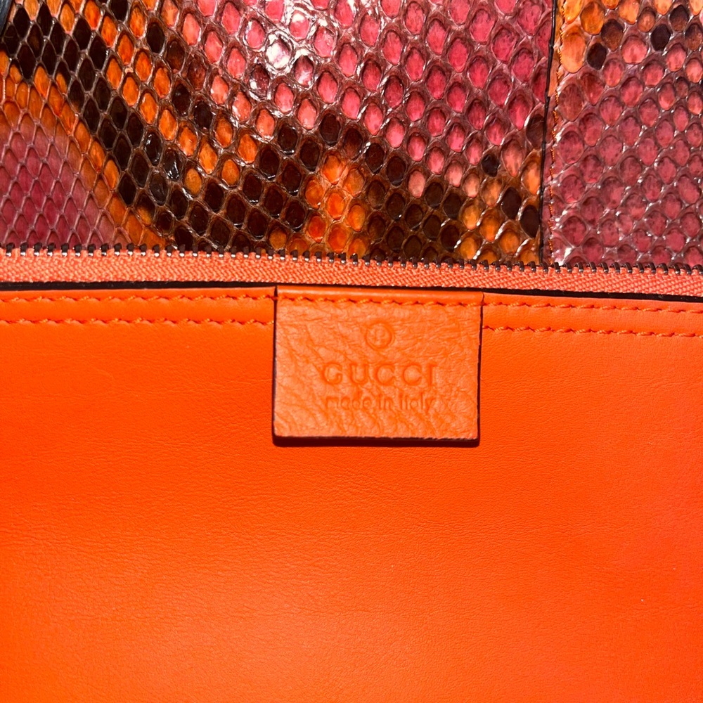 Authentic Gucci Jackie Large Python bag - Picture 10 of 10